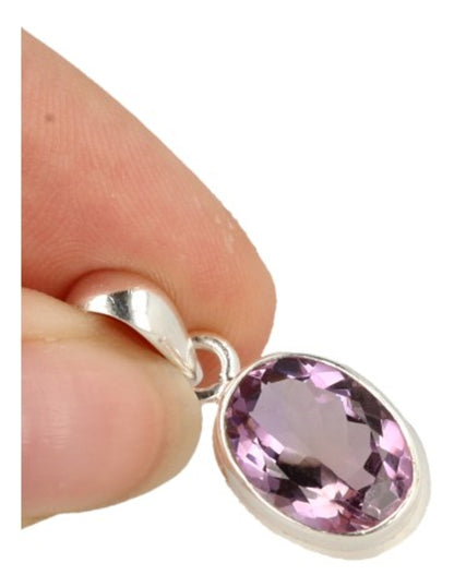 Image for amethist-hanger-facet-zilver-ovaal_2.jpg